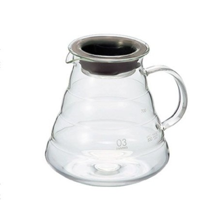 Carafe en verre 800ml + couvercle pour V60 Hario