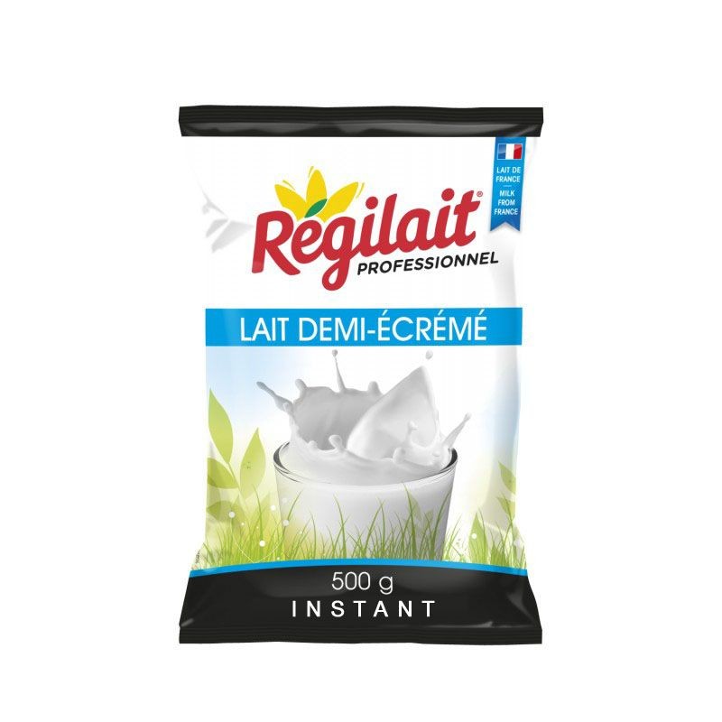 Lait Demi Écrémé en poudre - Sachet 500g instant Régilait