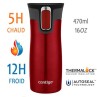 WestLoop Rouge - Thermo mug en acier inoxydable Contigo 470ml