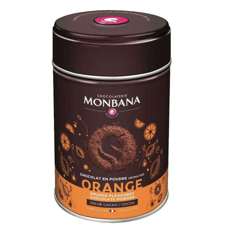 Chocolat en poudre aromatisé aux épices de Noël - Monbana Chocolatier