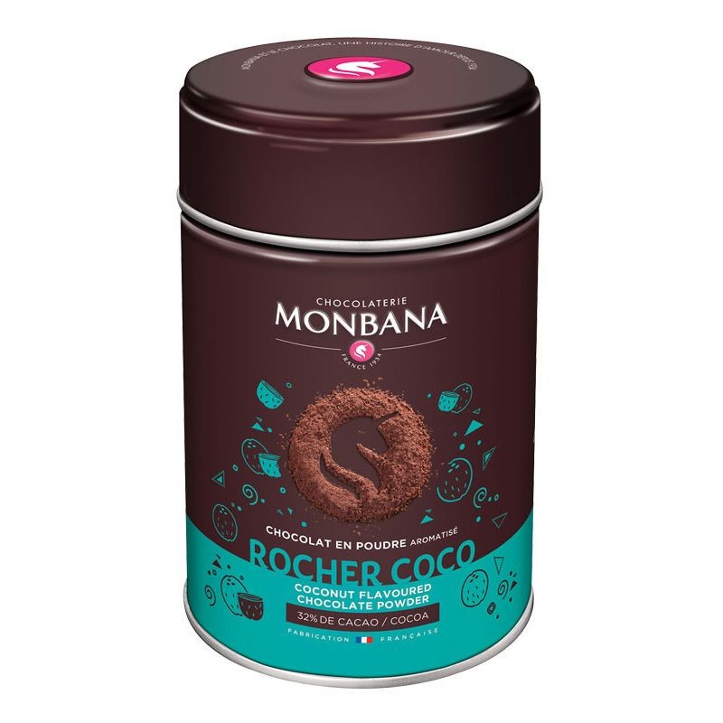 Rocher Coco - Chocolat en poudre arômatisé  250g Monbana