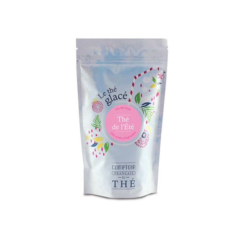 Thé de l' Été - Thés noir et vert aromatisés glacés - Poche x 10 sachets Thé de l' Été - Thés noir et vert aromatisés glacés - Poche x 10 sachets