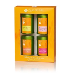 Promenade dans les Jardins - Coffret 4 infusions gourmandes vrac Palais des Thés