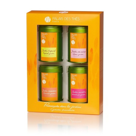 Promenade dans les Jardins - Coffret 4 infusions gourmandes vrac Palais des Thés