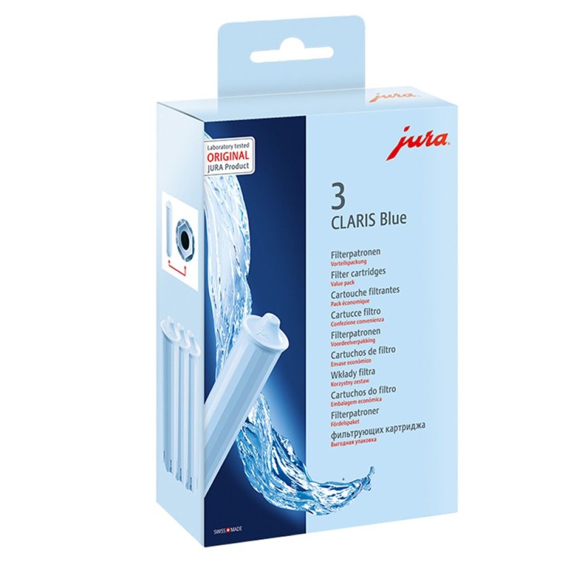 Claris Blue - Pack 3 Filtres JURA Claris Blue - Pack 3 Filtres JURA