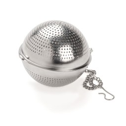 Boule à thé ronde en inox perforé diamètre 5cm Dammann