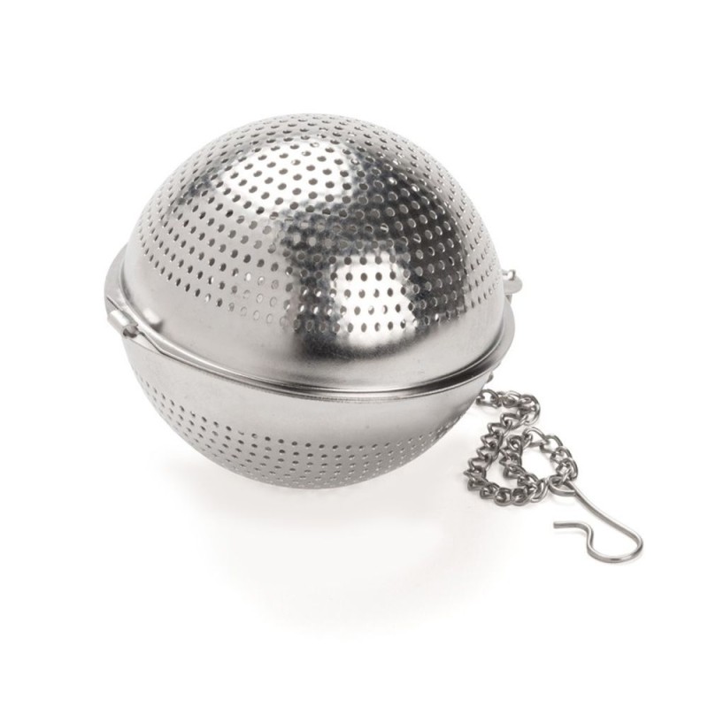 Boule à thé ronde en inox perforé diamètre 5cm Dammann Boule à thé ronde en inox perforé diamètre 5cm Dammann