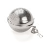 Boule à thé ronde en inox perforé diamètre 6,4cm Dammann