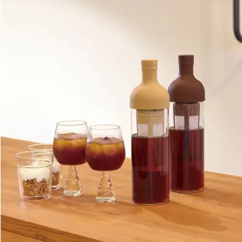 Bouteille pour Café en Filtre Cold Brew 750ml - Hario couleur Marron