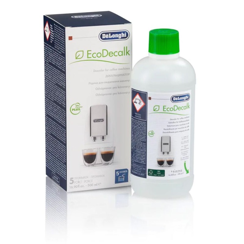 Ecodecalk - Bouteille 500 ml de détartrant pour machine à café Délonghi