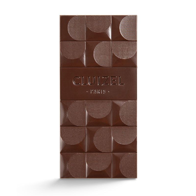 Chocolat Noir 70% écorces d' Orange 100g - Tablette gourmande Cluizel