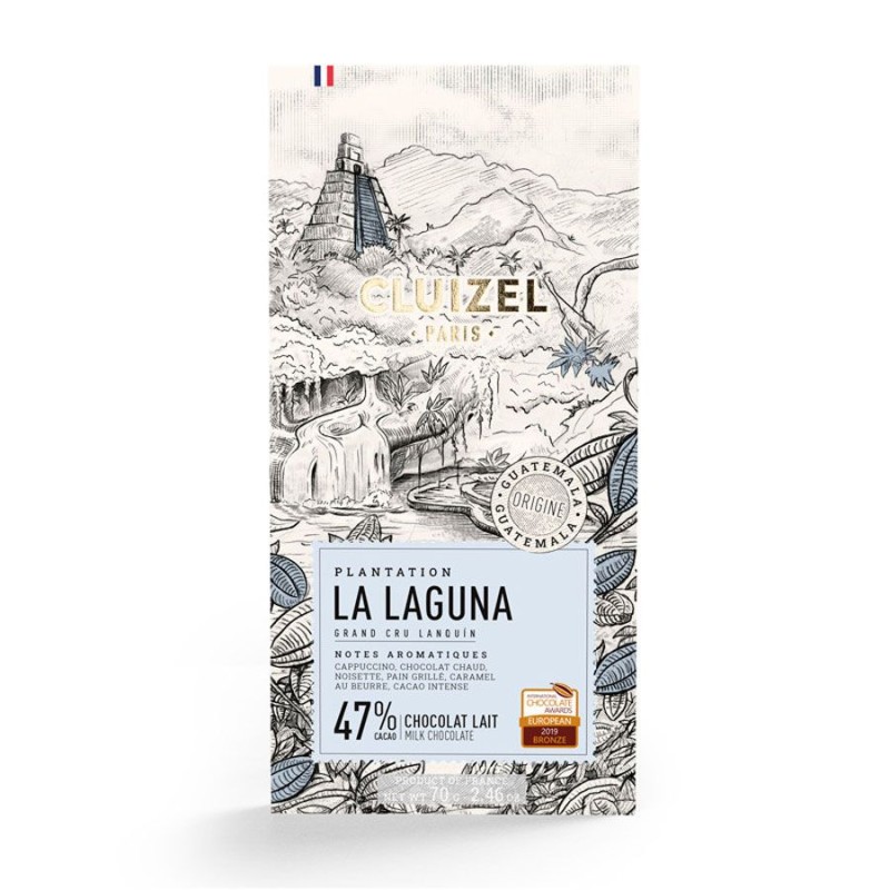 La Laguna 47% - Tablette de Chocolat au Lait Cluizel