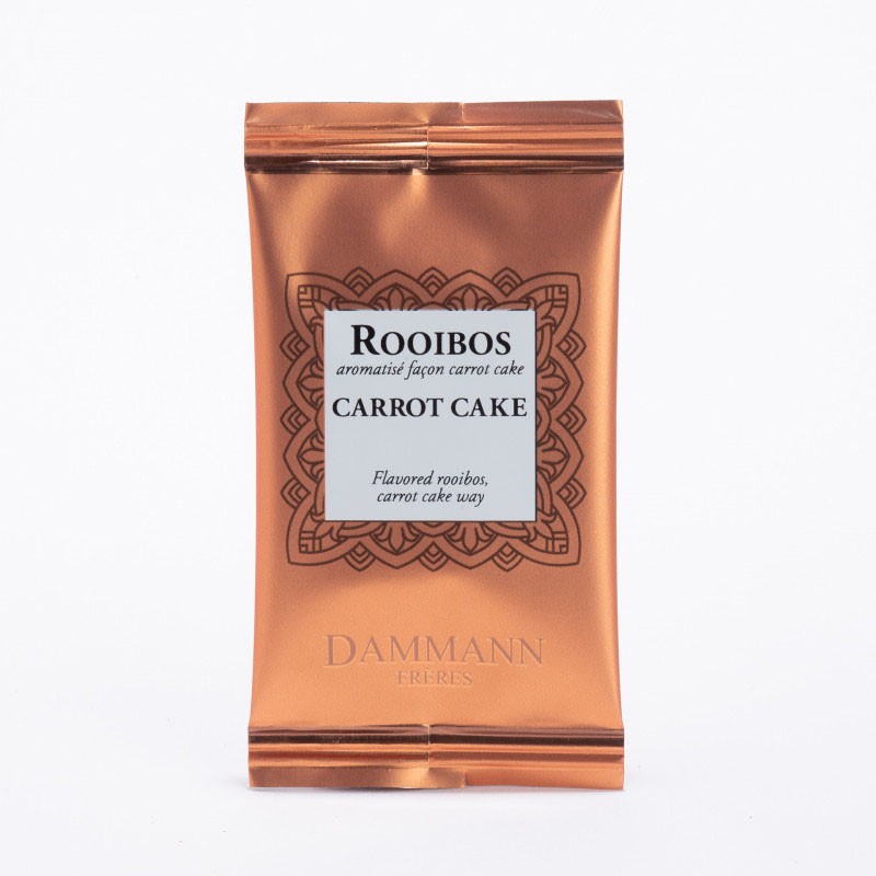 Rooibos Carrot Cake – Boite 24 sachets suremballés Dammann
