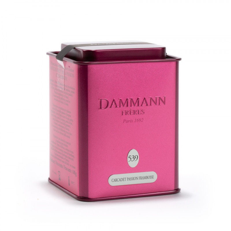 Carcadet Passion Framboise – Tin métal 100g de Carcadet Dammann