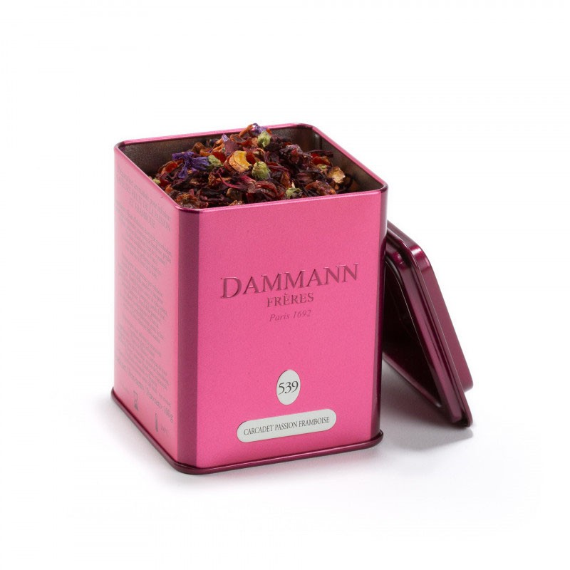 Carcadet Passion Framboise – Tin métal 100g de Carcadet Dammann