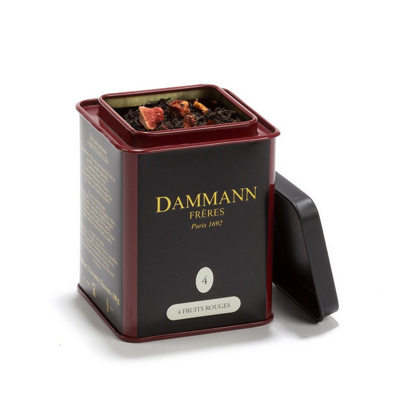 Quatre Fruits Rouges - Tin métal Dammann 100g