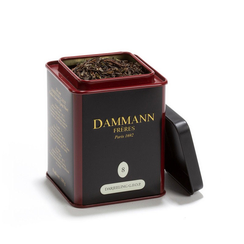 Darjeeling G.F.O.P. - Tin métal Damann 100g