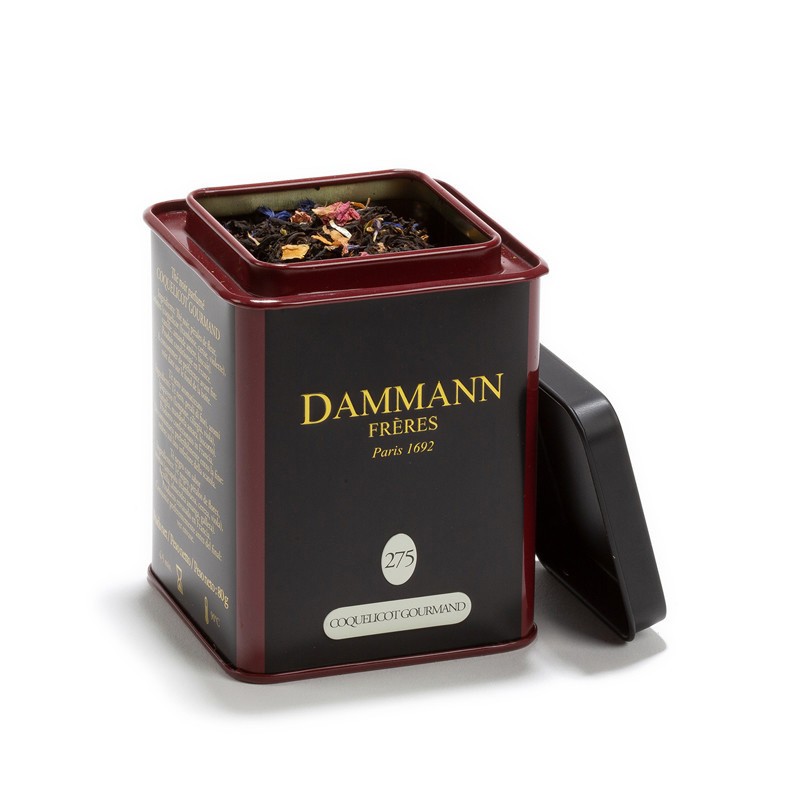 Coquelicot Gourmand - Tin métal Dammann 80g