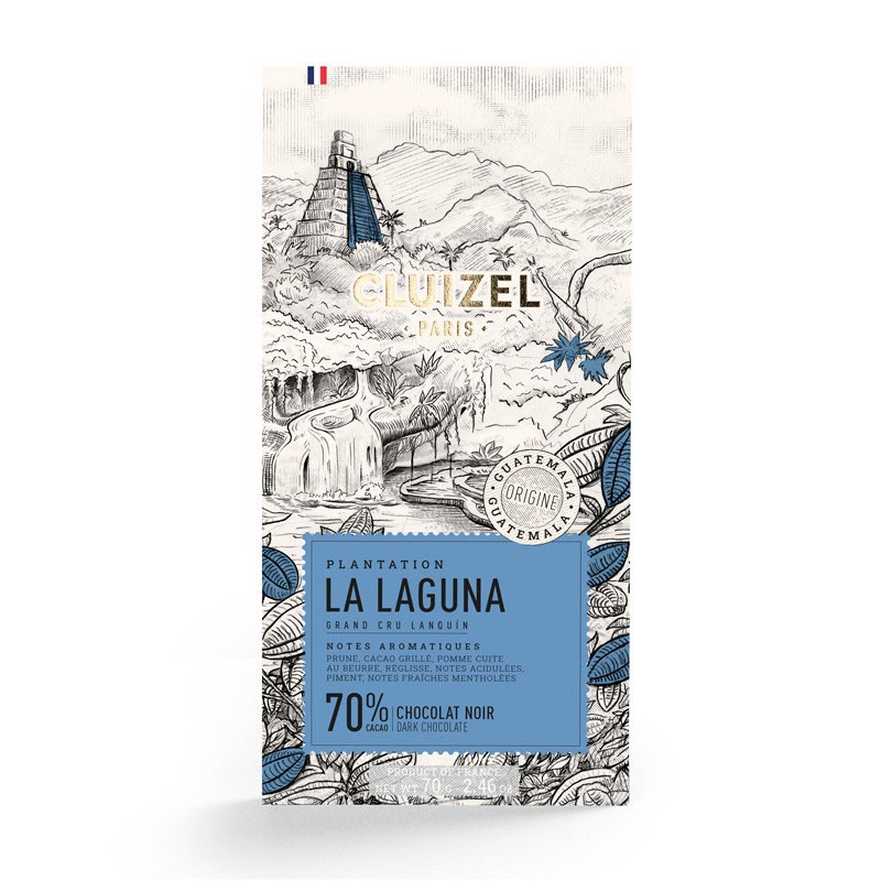 La Laguna 70% - Tablette de Chocolat Noir Cluizel