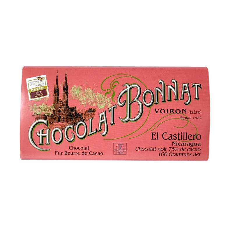 El Castillero 75% - Tablette de chocolat noir 100g Bonnat El Castillero 75% - Tablette de chocolat noir 100g Bonnat
