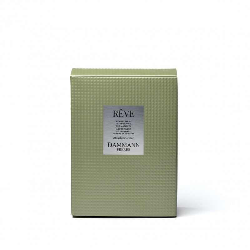 Rêve - Coffret 20 sachets de thés noirs Dammann suremballés