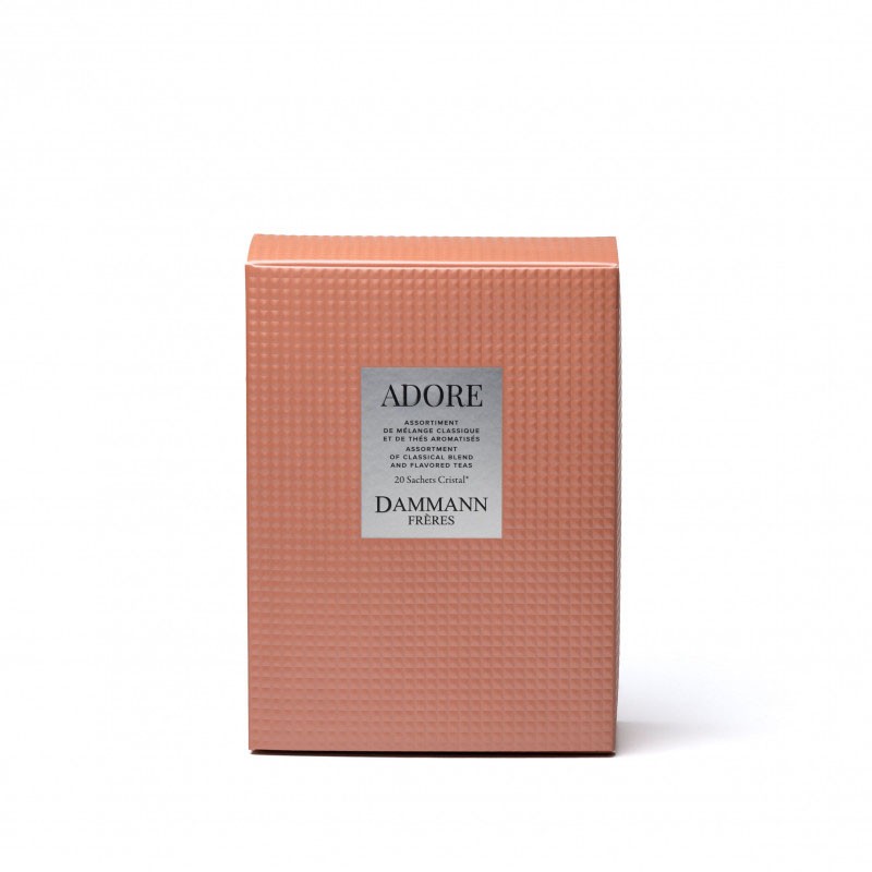 Adore - Coffret 20 sachets de thés iconiques Dammann suremballés