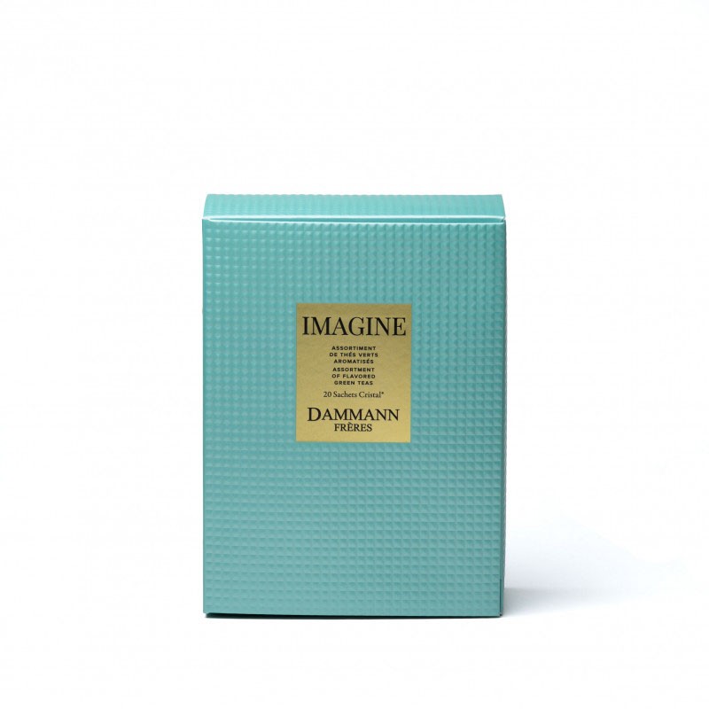 Imagine - Coffret 20 sachets de thés noirs Dammann suremballés