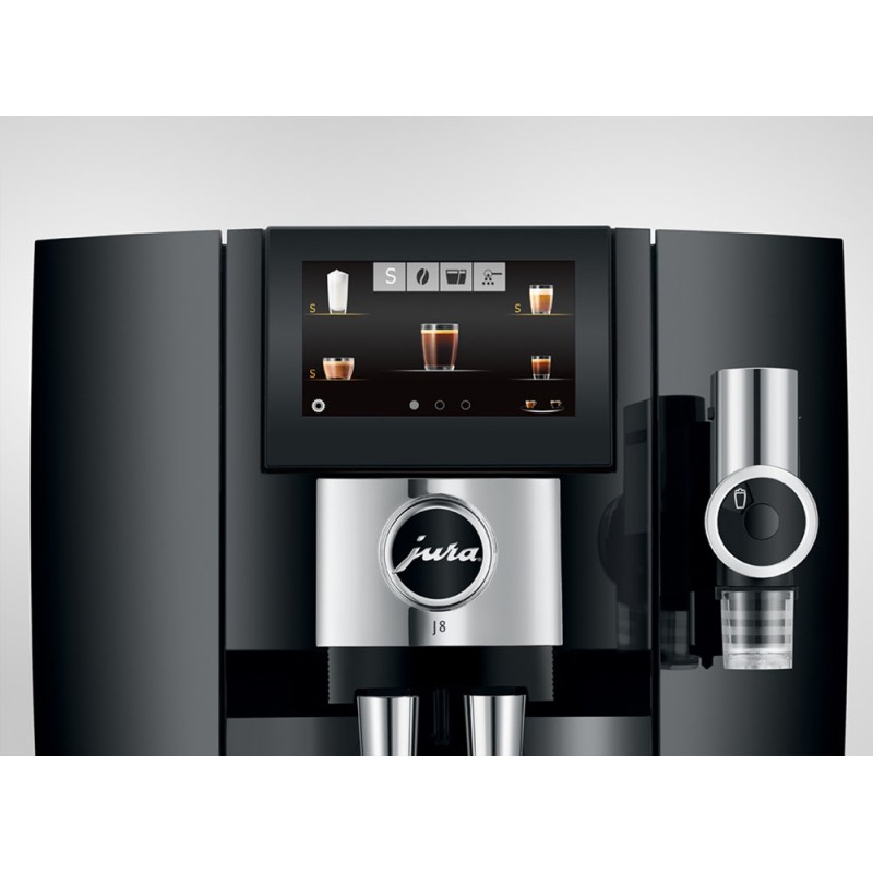 J8 Piano Black (EA) - Machine à café automatique Jura