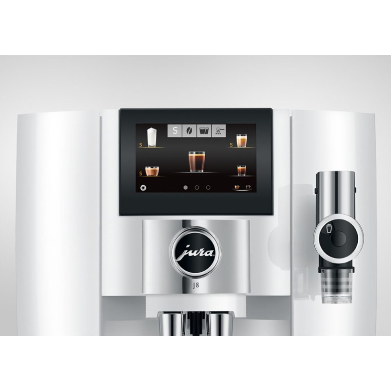 J8 Piano White (EA) - Machine à café automatique Jura