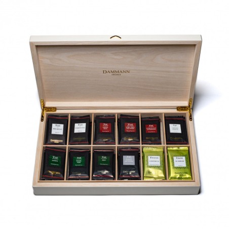 Palace - Coffret élégance 72 thés en sachets suremballés Dammann