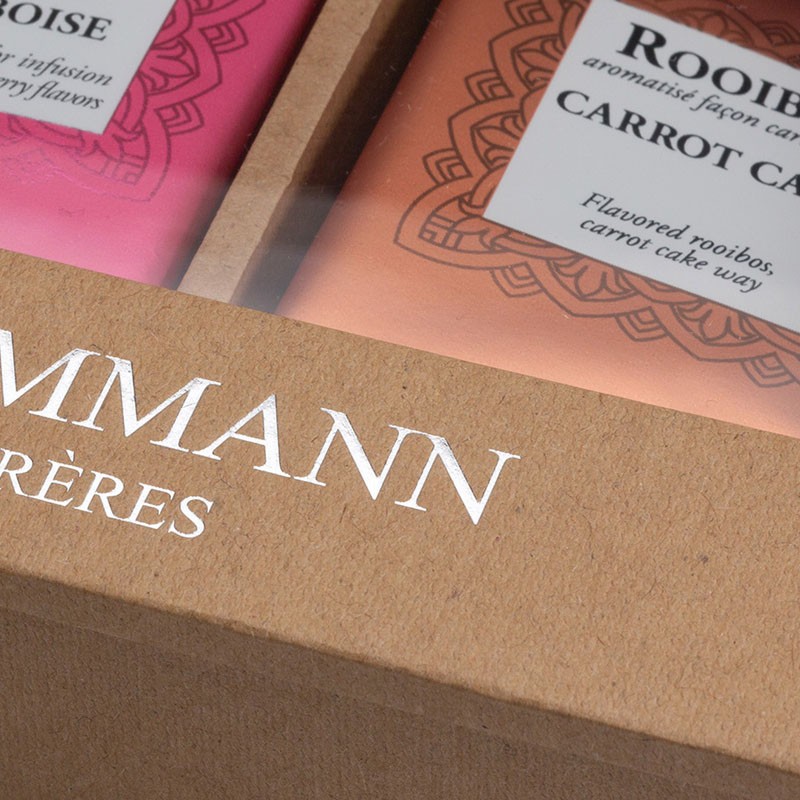 7/7 - Coffret Tiroir 56 sachets de thés et infusions aromatisés Dammann