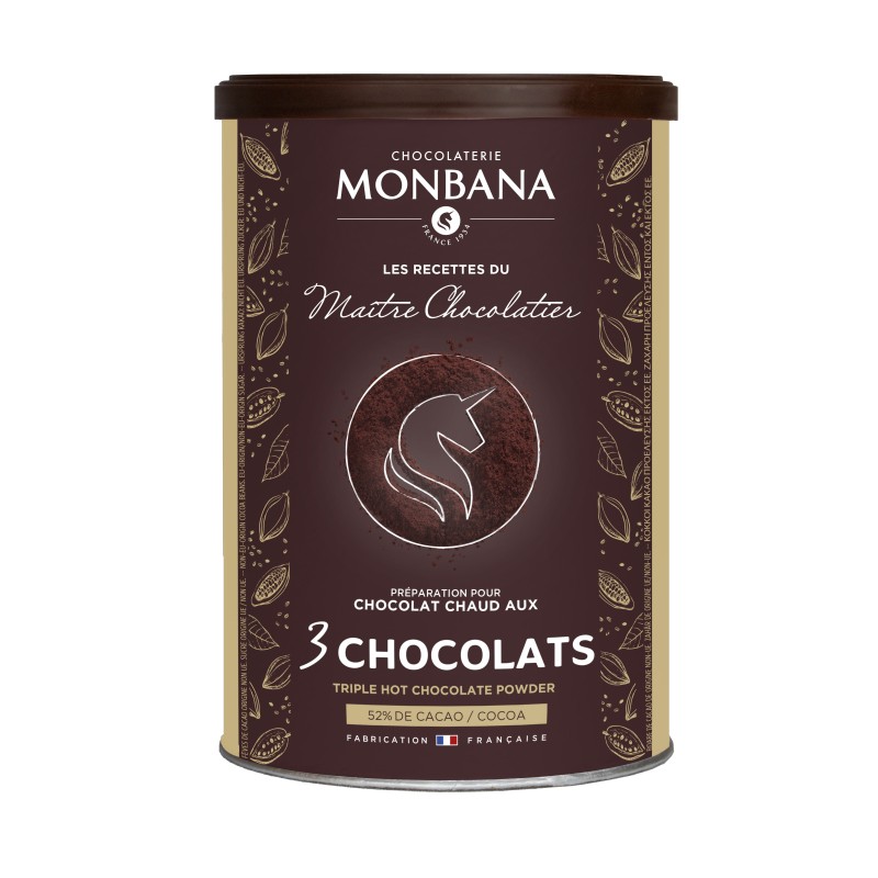 Chocolat en poudre Tradition de Monbana - sachet de 25 gr