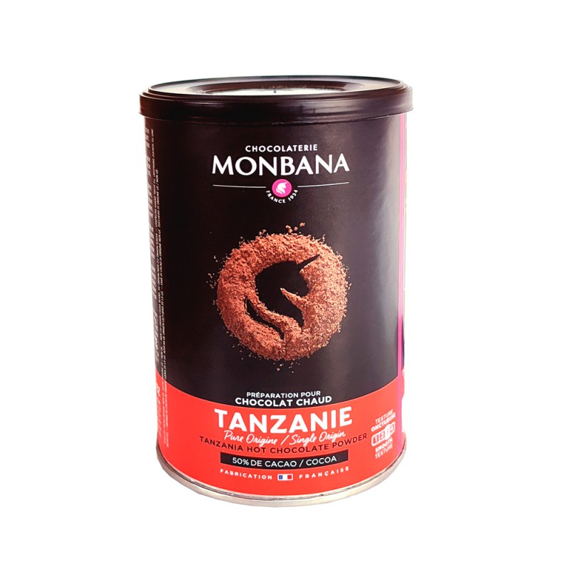 Chocolat de Tanzanie - Préparation pour chocolat chaud Monbana