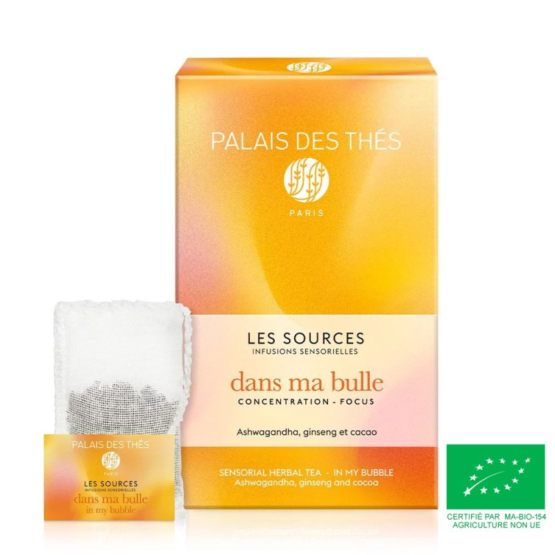 Dans ma Bulle - Boite 20 sachets d' infusion Bio Palais des Thés