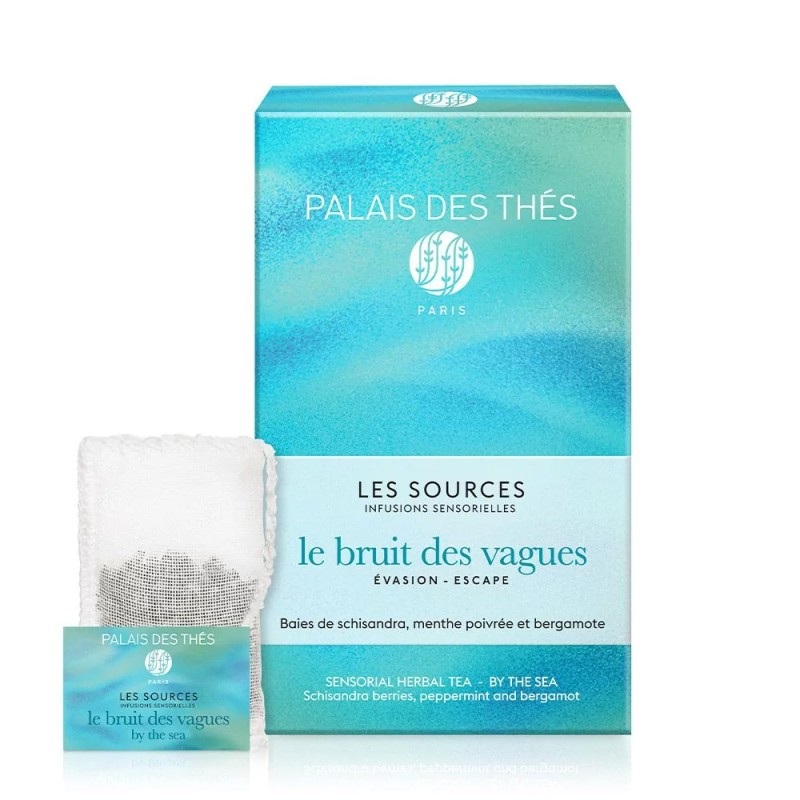 Le Bruit des Vagues -  Boite 20 sachets d'Infusion Bio Palais des Thés