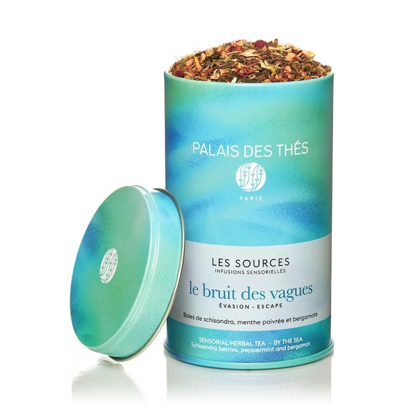 Le Bruit des Vagues -  Boite métal 90g d'infusion Bio Palais des Thés