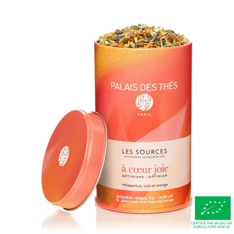 À Coeur Joie - Boite métal 140g d'infusion Bio Palais des Thés