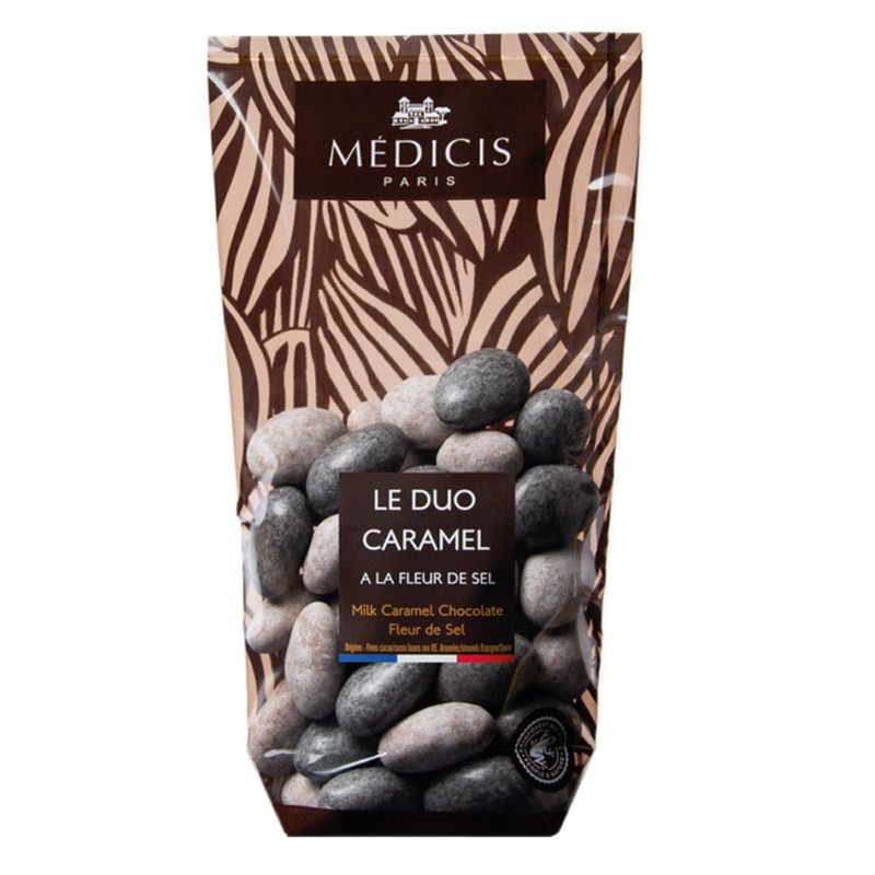 Duo caramel beurre salé – Amandes grillées Médicis Duo caramel beurre salé – Amandes grillées Médicis