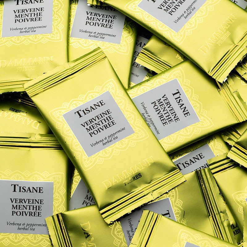 Dammann Frères - Tisane Menthe Poivree, 25 sachets de thé - Infusion  d'herbes