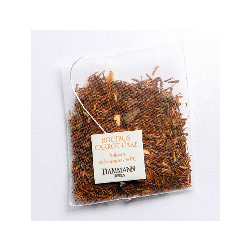 Rooibos Carrot Cake – Boite 25 sachets Cristal Dammann