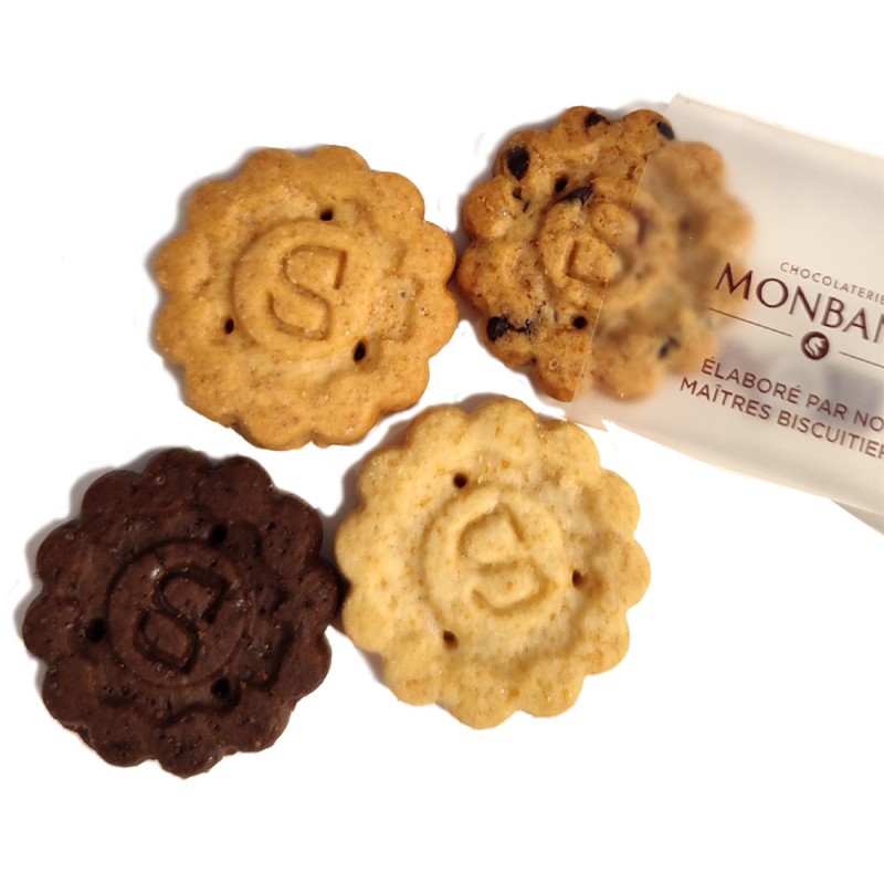 Mix Biscuits - Boite distributrice 200 pièces Monbana