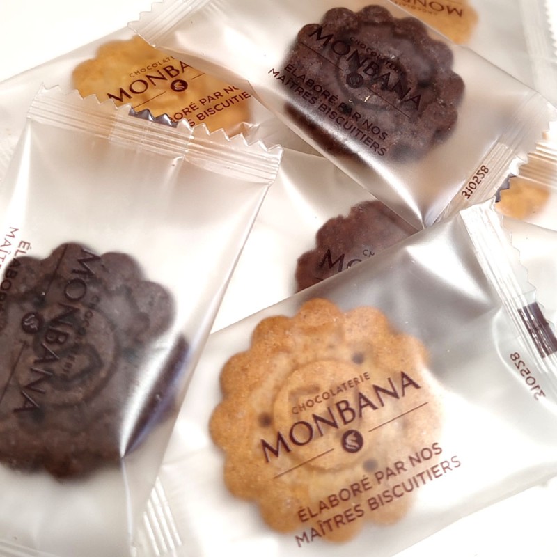 Mix Biscuits - Boite distributrice 200 pièces Monbana