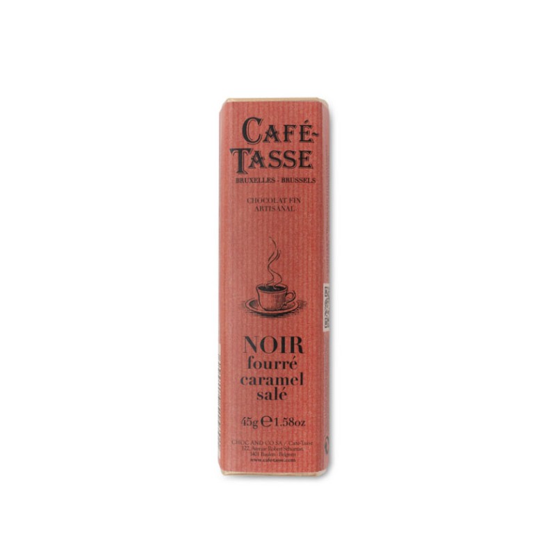 Noir Caramel au beurre salé - Bâton de chocolat Café-Tasse