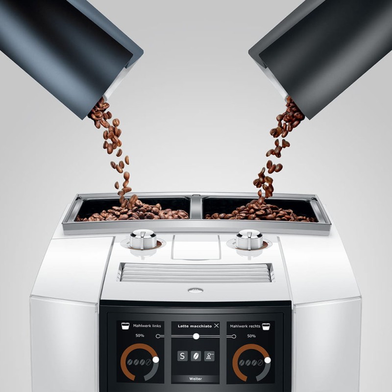 J8 twin Diamond White - Machine à café automatique JURA