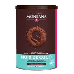 Noix de Coco - Chocolat en poudre arômatisé  250g Monbana