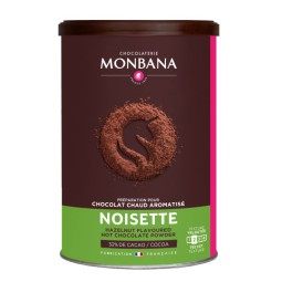Noisette - Chocolat en poudre arômatisé  250g Monbana