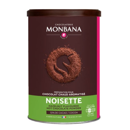 Noisette - Chocolat en poudre arômatisé  250g Monbana