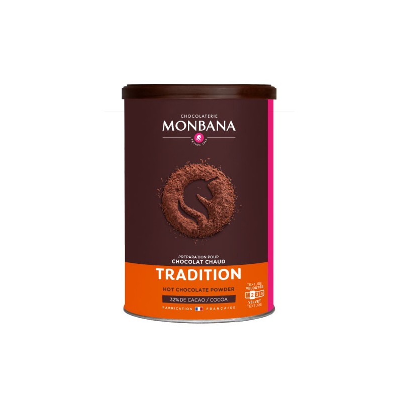 Tradition - Chocolat en poudre Tradition 250grs Monbana